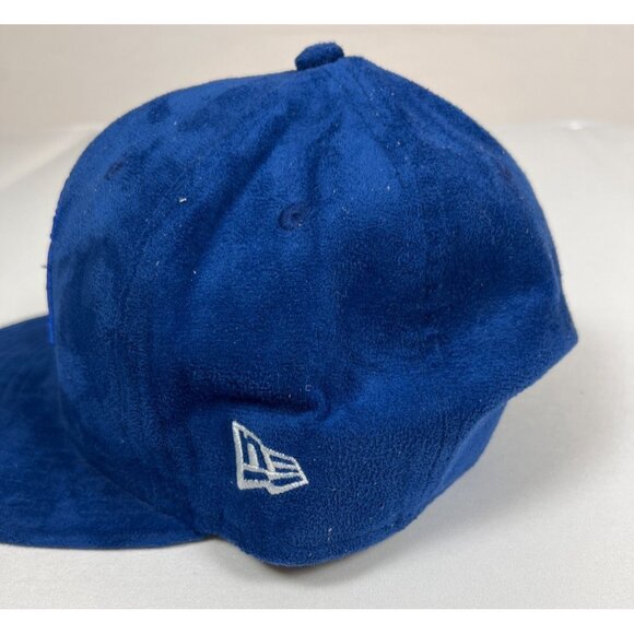 New Era Chicago Blackhawks NHL 9FIFTY Blue Suede Snapback Cap Hat - Picture 3 of 6